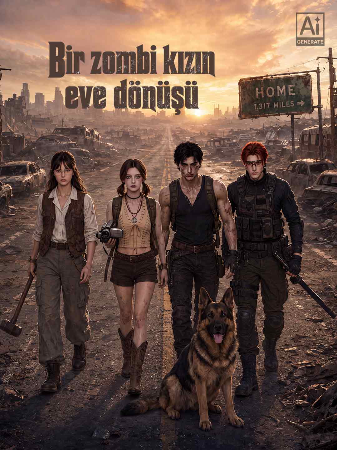 Bir Zombi Kızın Eve Dönüşü afişi