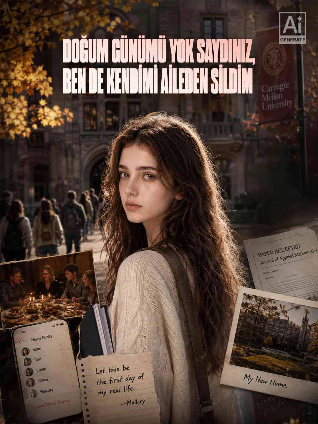 Doğum Günümü Yok Saydınız, Ben de Kendimi Aileden Sildim afişi