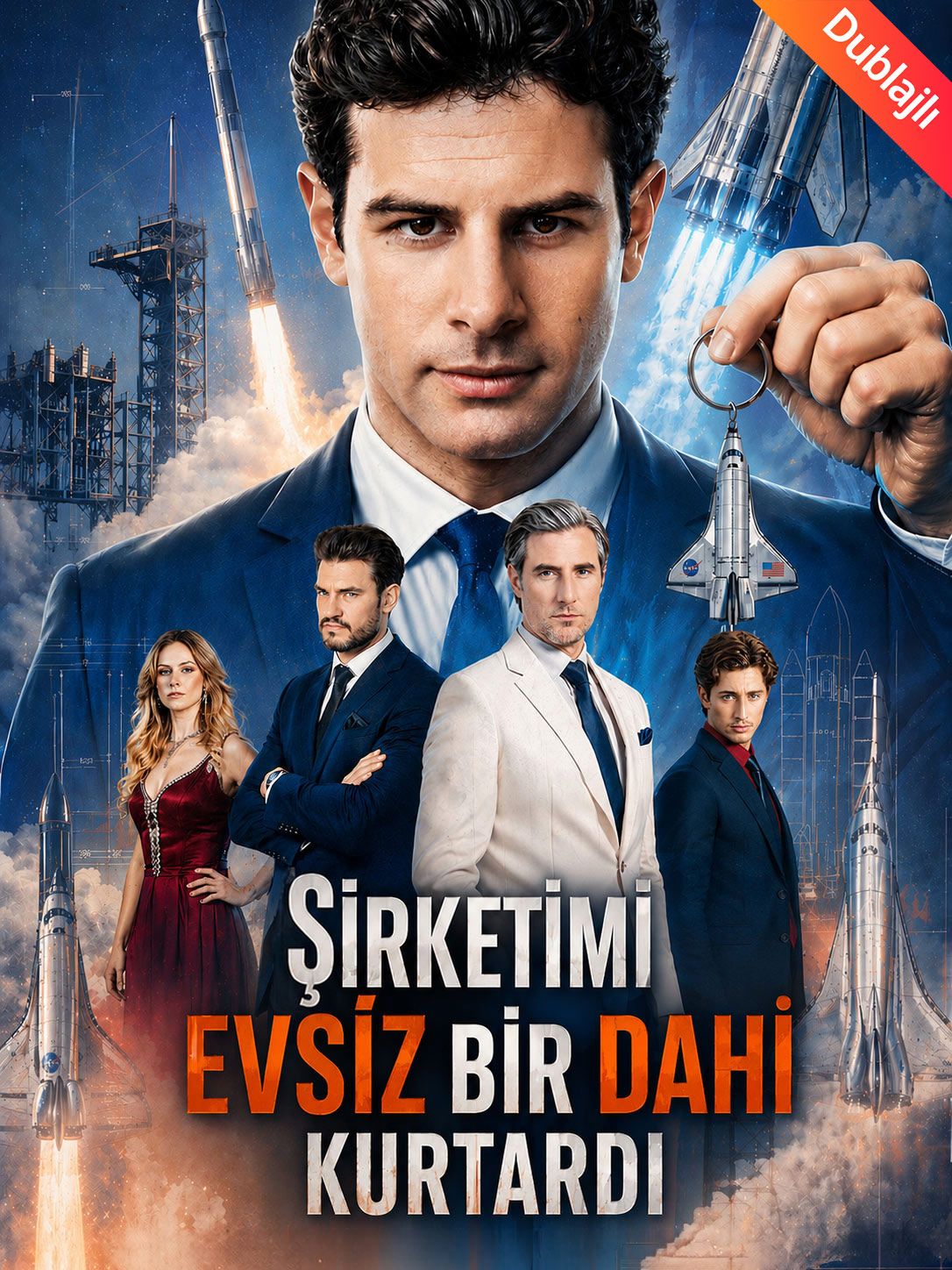 Şirketimi Evsiz Bir Dahi Kurtardı (Türkçe Dublaj) afişi